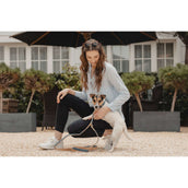 Kentucky Dogwear Collare per Cane Soft Vegan Leather Blu marino/beige