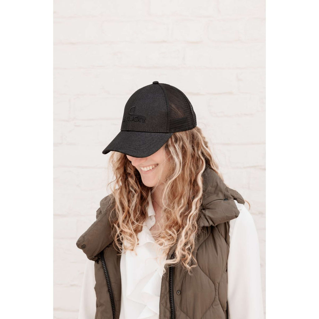 Kentucky Trucker Cap Glitter Nero