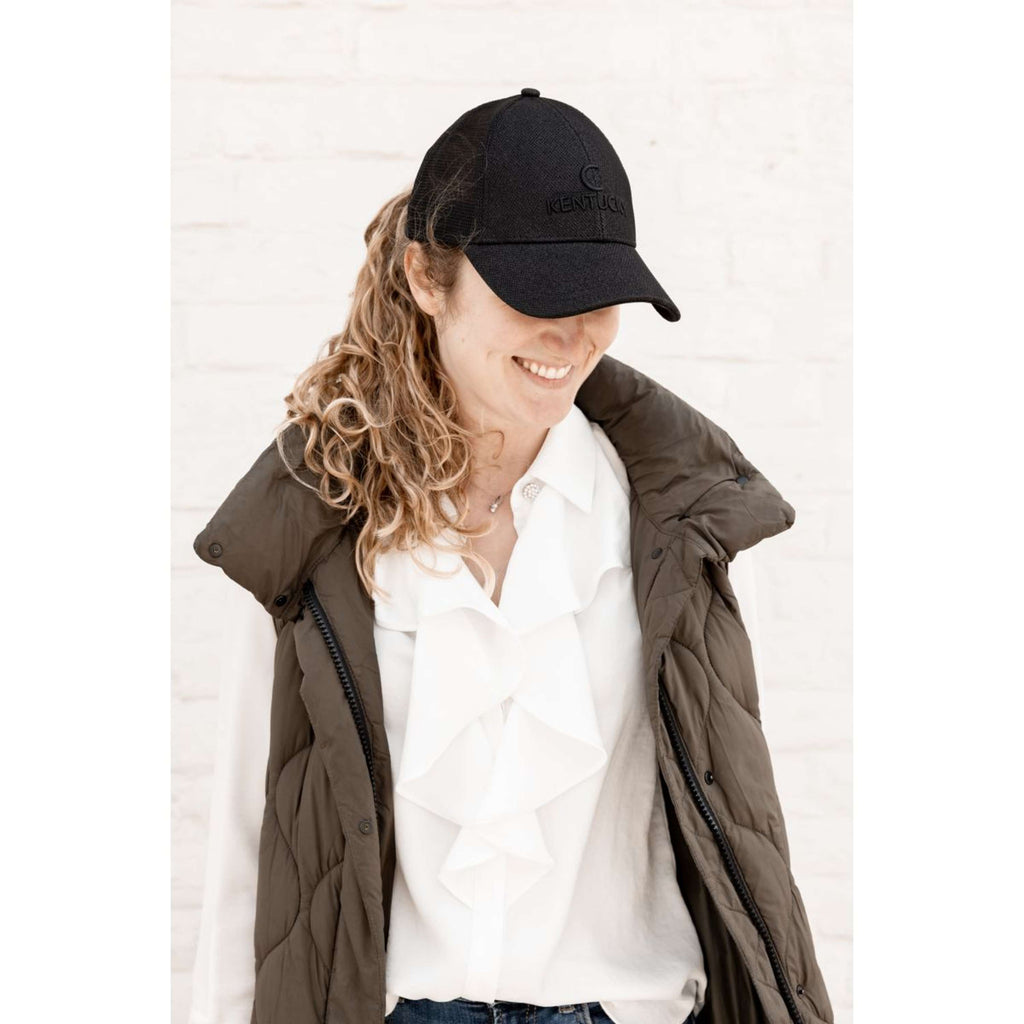 Kentucky Trucker Cap Glitter Nero