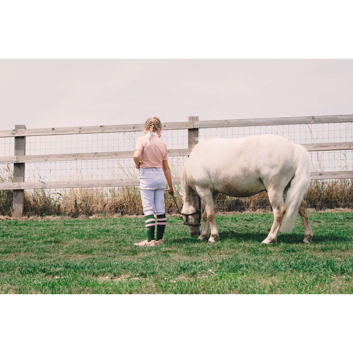 Kentucky Pantaloni da Equitazione Miami City Knee Grip Girls Viola chiaro