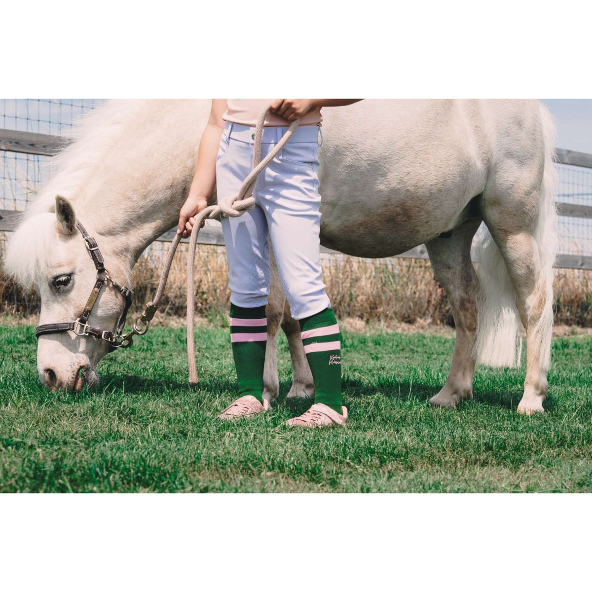 Kentucky Pantaloni da Equitazione Miami City Knee Grip Girls Viola chiaro