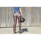 Dyon Chaps lunghi in Pelle Standard Marrone