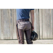 Dyon Chaps lunghi in Pelle Standard Marrone
