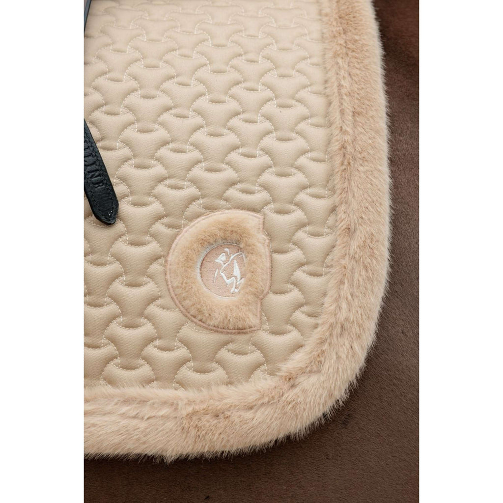 Kentucky Horsewear Sottosella Fake Fur Onion Quilt Dressage Beige