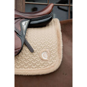 Kentucky Horsewear Sottosella Fake Fur Onion Quilt saltando Beige