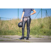 Dyon Chaps lunghi in Pelle Standard Nero