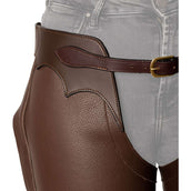 Dyon Chaps lunghi in Pelle Standard Marrone
