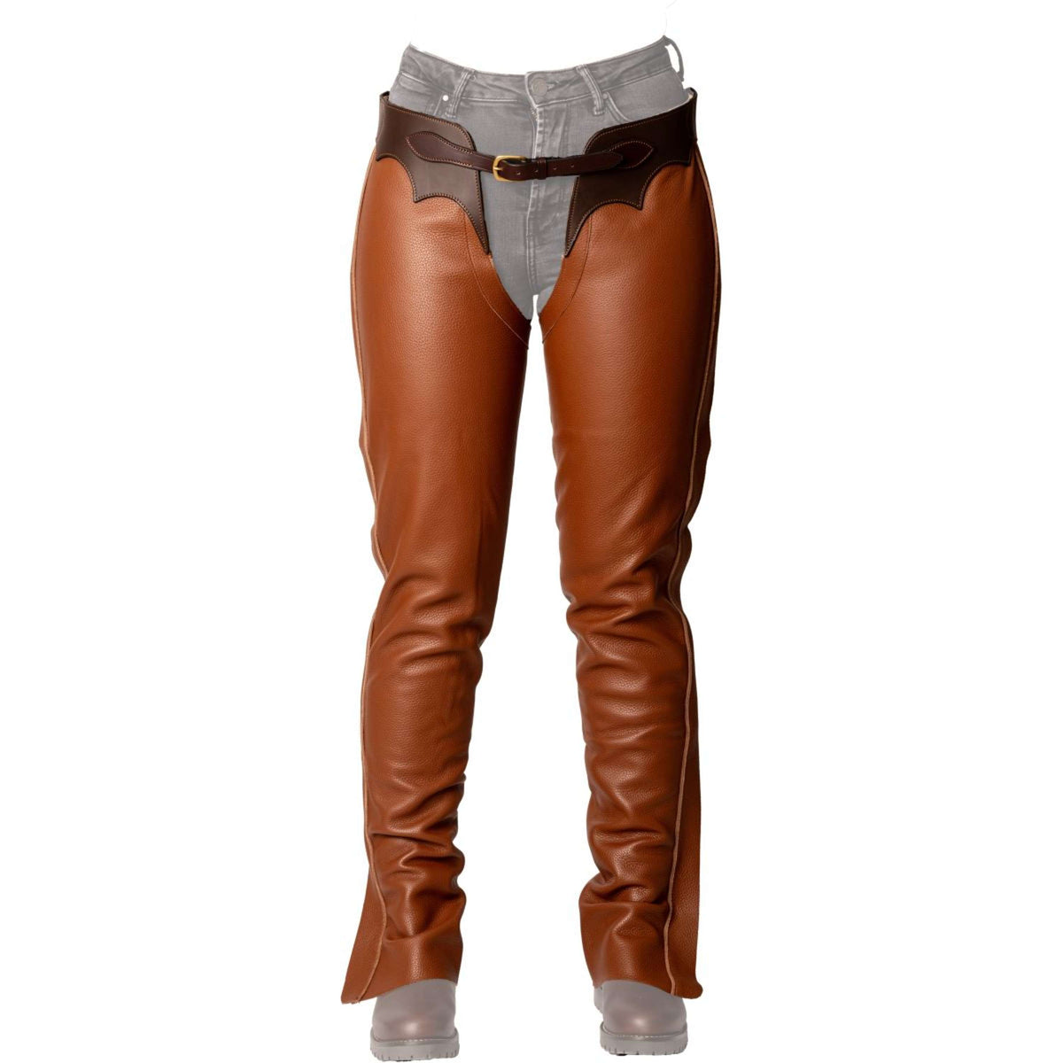Dyon Chaps lunghi in Pelle Standard Cognac