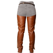 Dyon Chaps lunghi in Pelle Standard Cognac