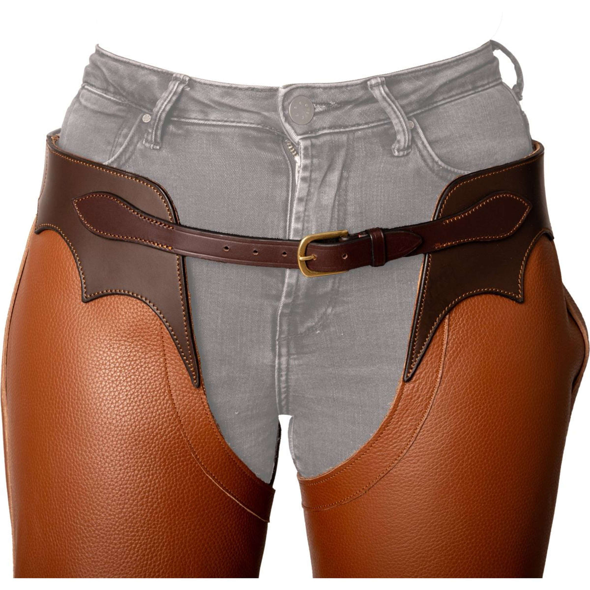Dyon Chaps lunghi in Pelle Standard Cognac