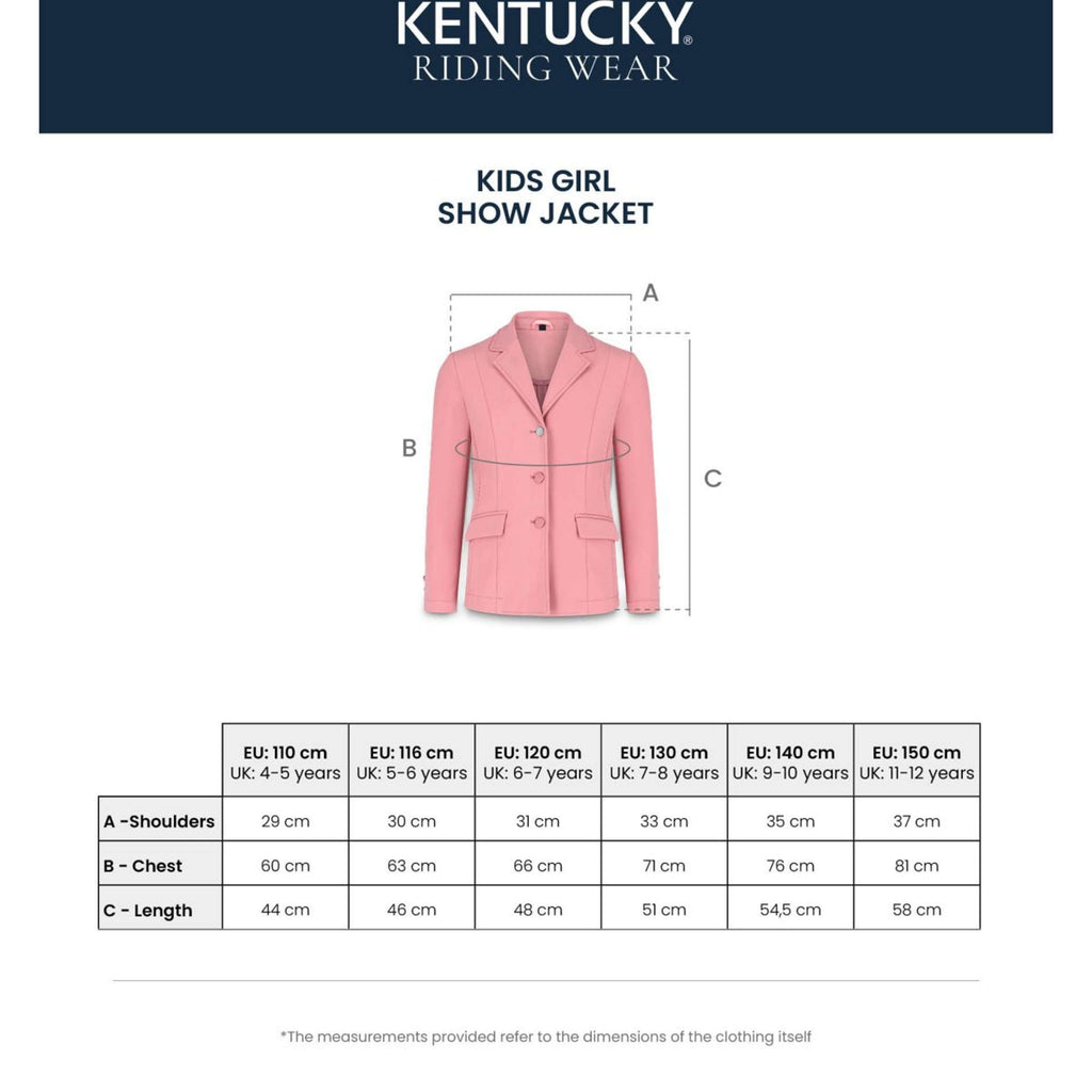 Kentucky Giacca da Competizione Sammy Girls Old Rose