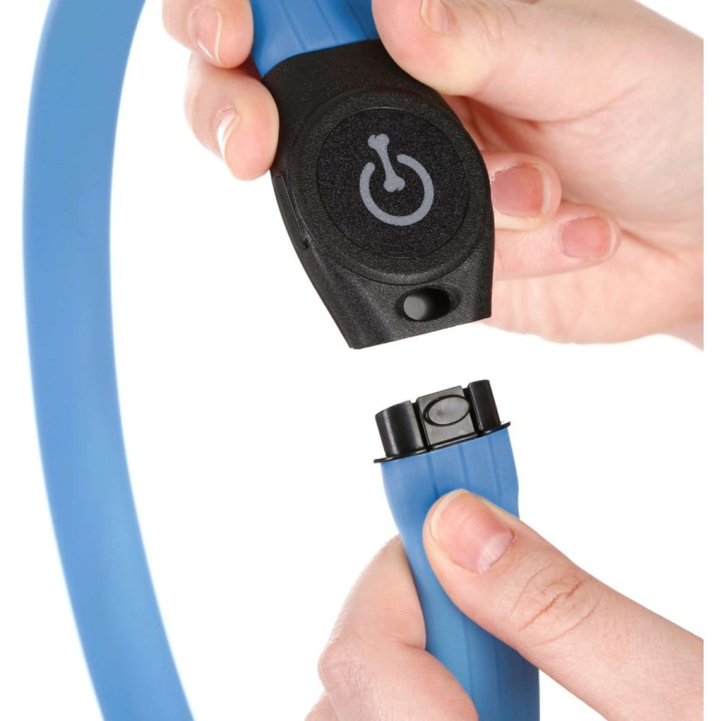 Kerbl Halsband Langhaar LED Blu