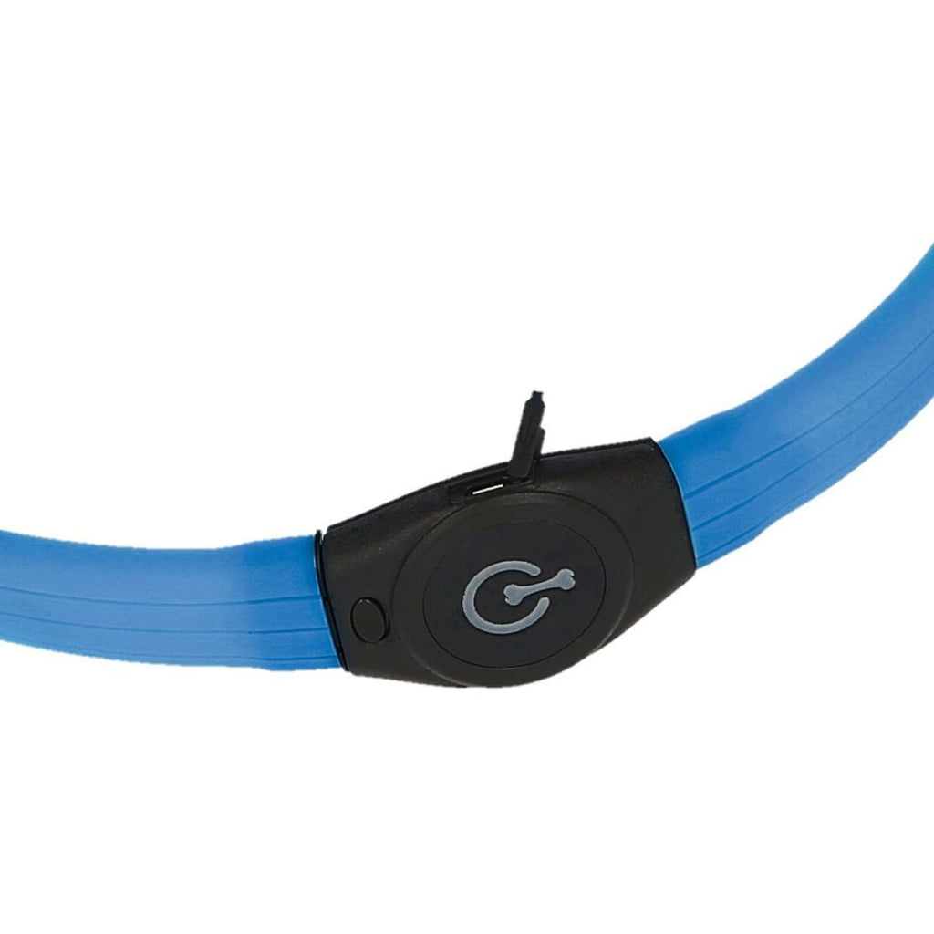 Kerbl Halsband Langhaar LED Blu