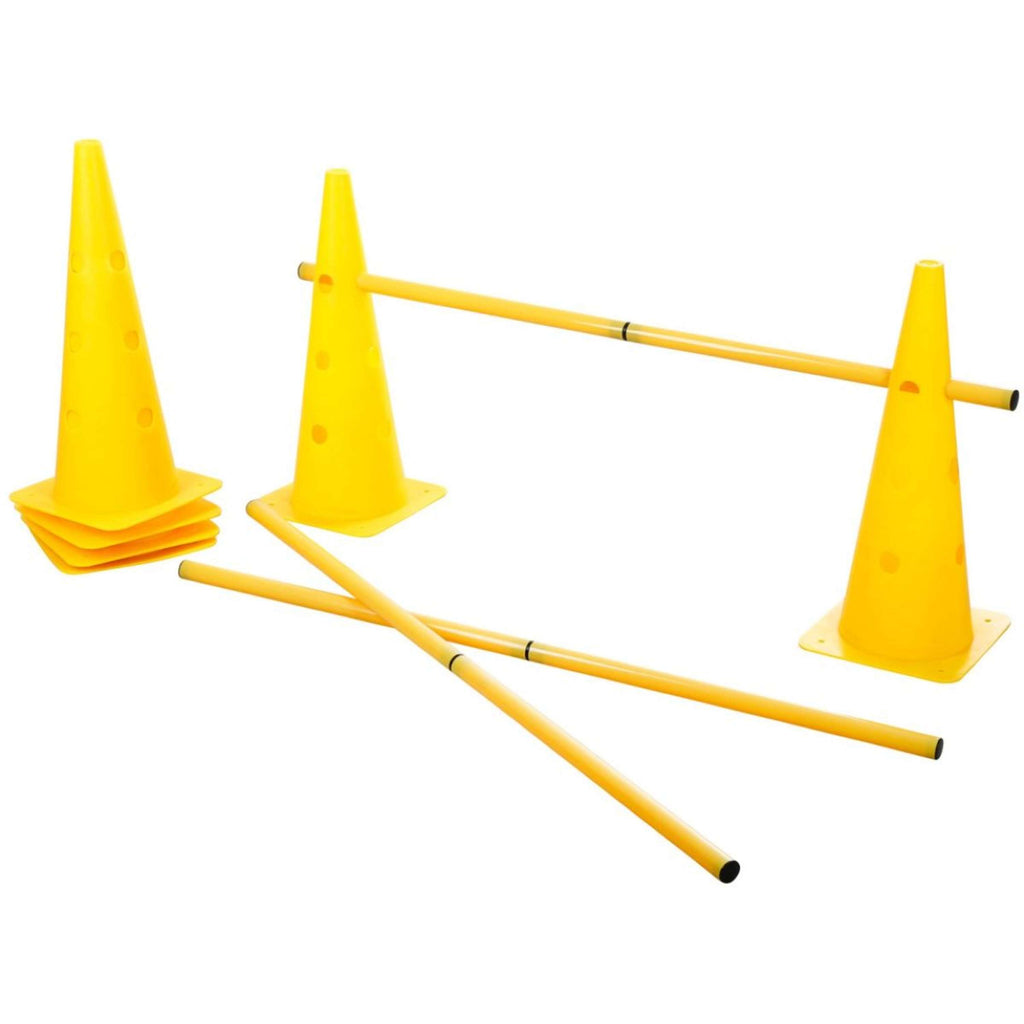 Kerbl Set Pali di Agilità Rosso/Giallo