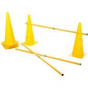 Kerbl Set Pali di Agilità Rosso/Giallo