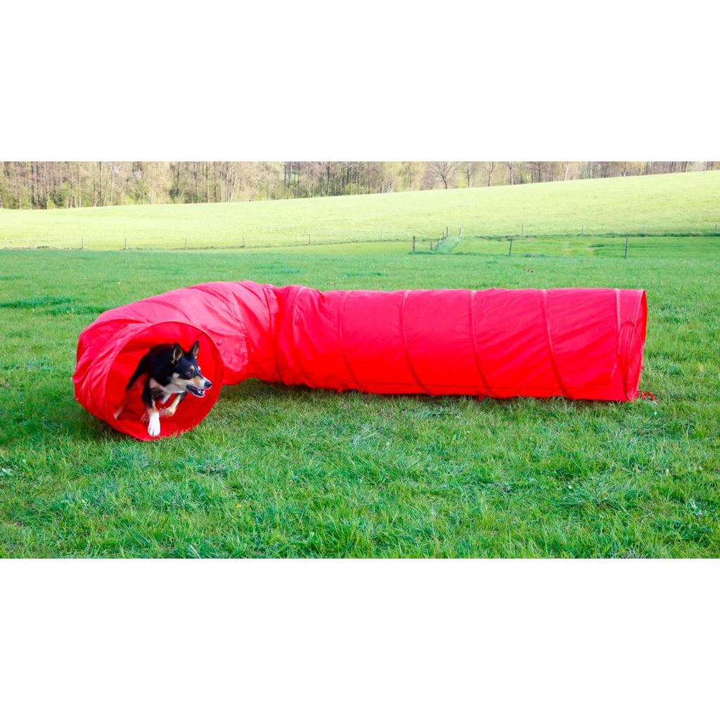 Kerbl Tubo Agility per Cani Rosso