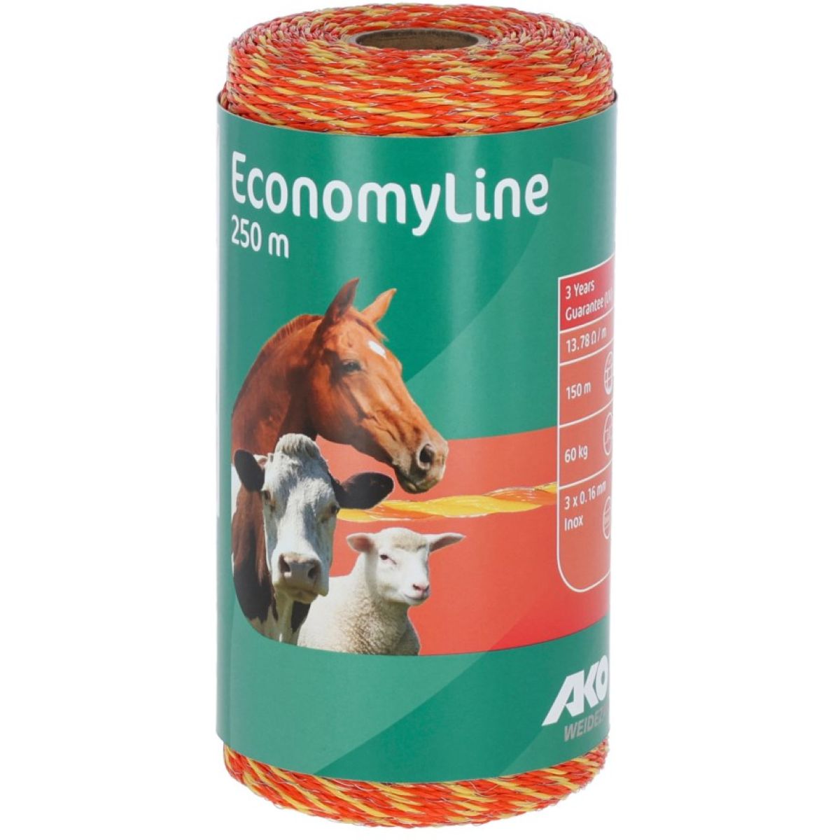 Ako Filo per Recinzioni Economyline Giallo/Arancio