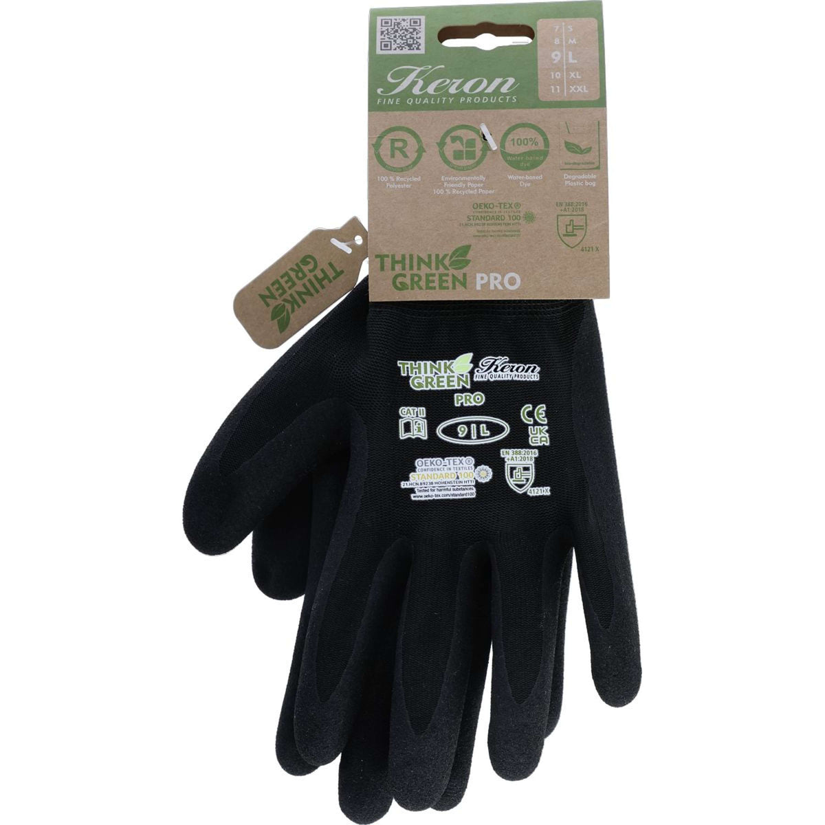 Kerbl Guanti Thinkgreen Pro Nero