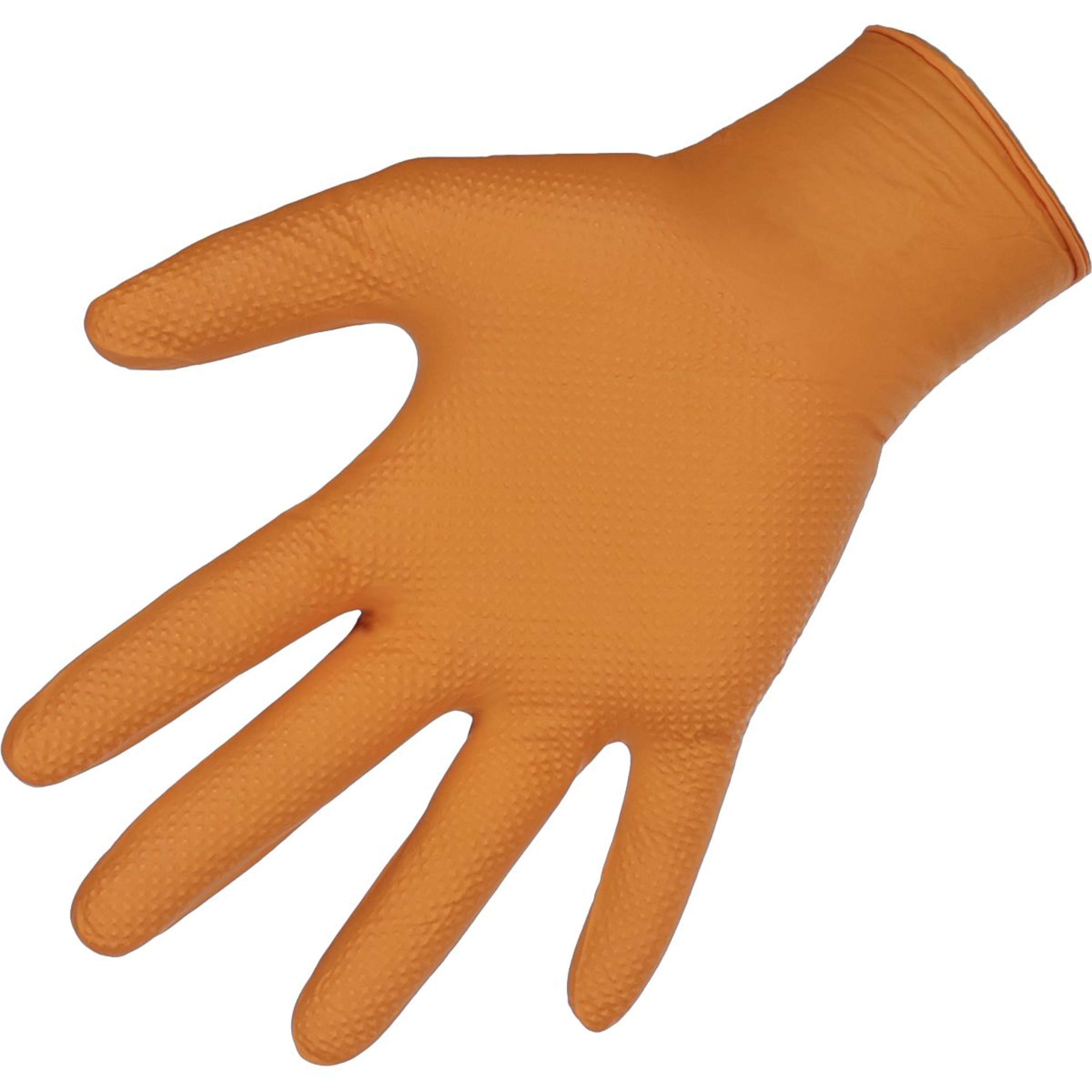 Kerbl Guanti Monouso Nitril X-Grip Arancia Kerbl Guanti Monouso Nitril X-Grip Arancia