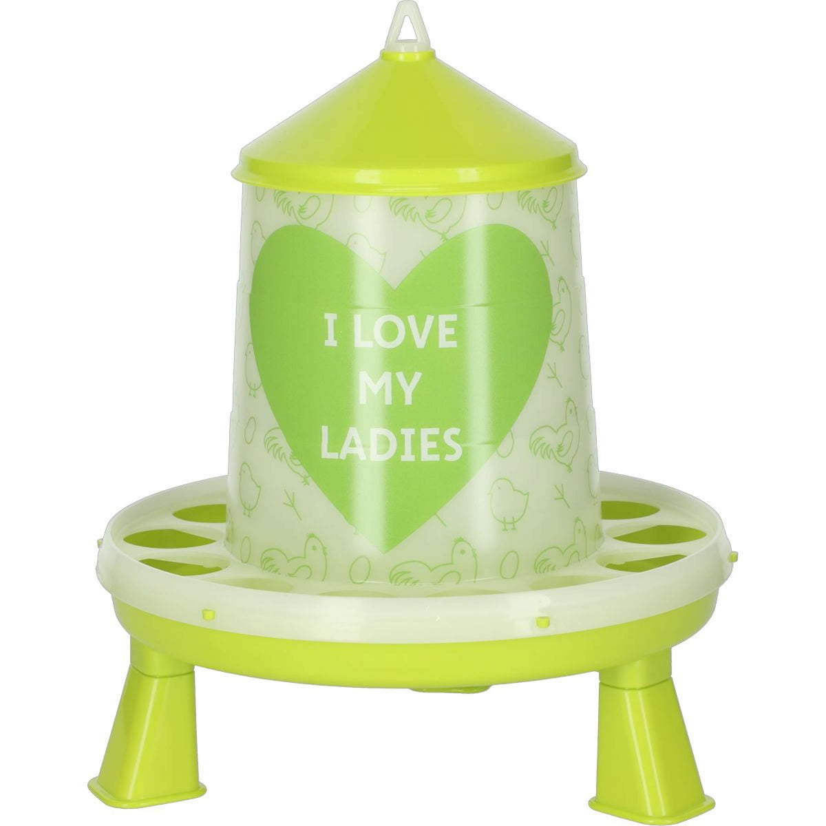 Kerbl Torre di Alimentazione per Pollame Love My Ladies