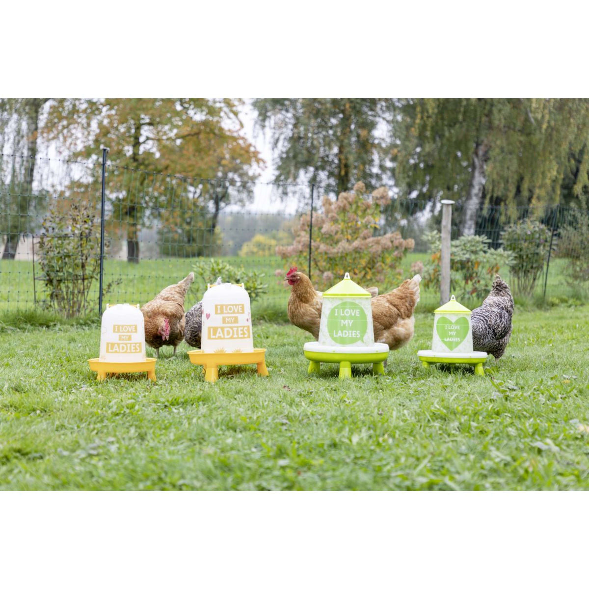 Kerbl Torre di Alimentazione per Pollame Love My Ladies