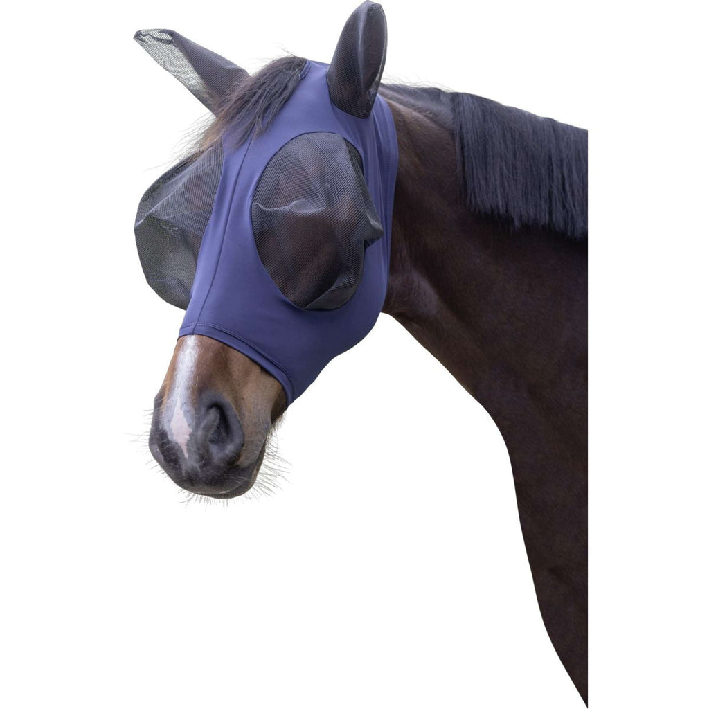 Kerbl Maschera per Mosche Fino Stretch Blu