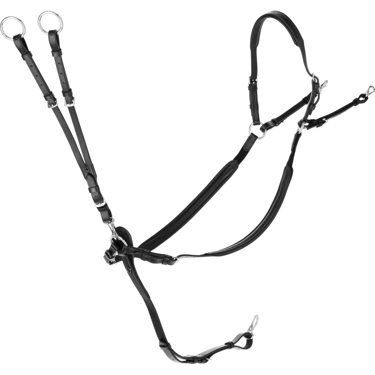 Covalliero Pettorina con martingala Nero