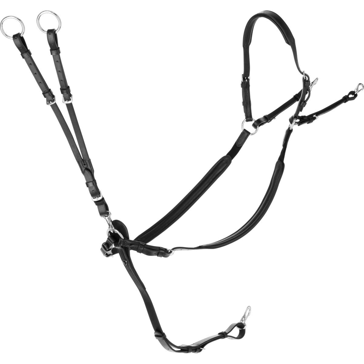 Covalliero Pettorina con martingala Nero