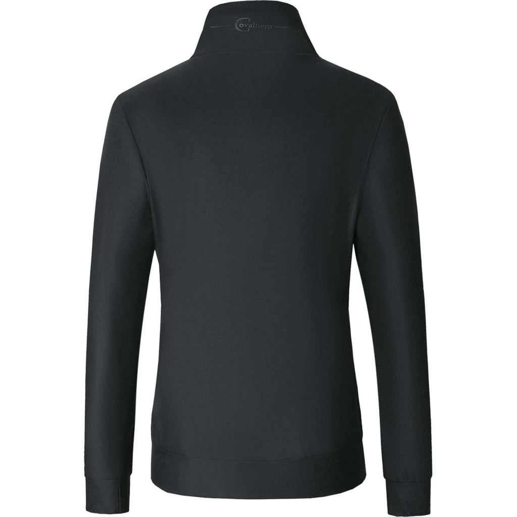 Covalliero Felpa con cappuccio e zip Blouson Donne Nero