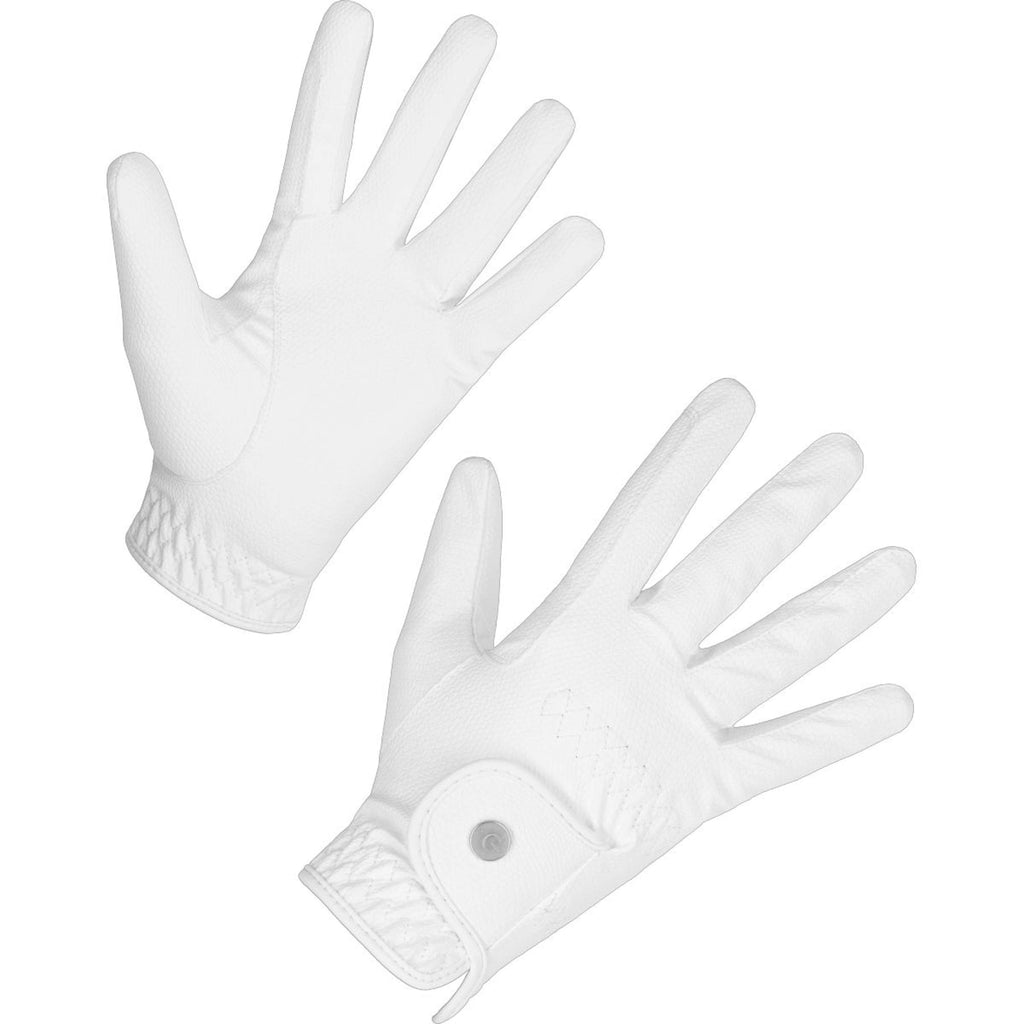 Covalliero Guanti da Equitazione Antana Bianco