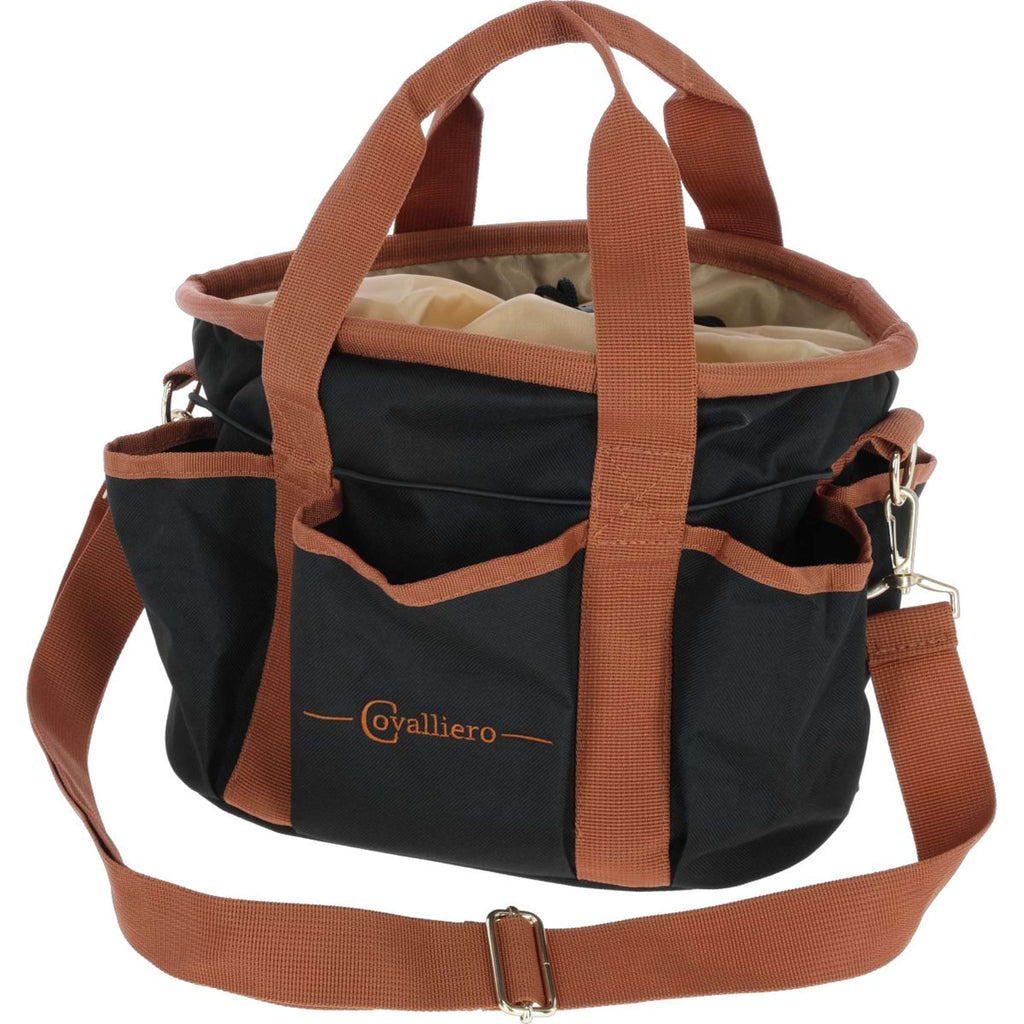Covalliero Borsa per la Toelettatura Nero/Cognac