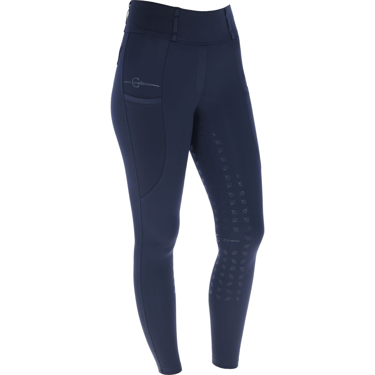 Covalliero Leggings da Equitazione Highwaist Full Grip Dark Navy
