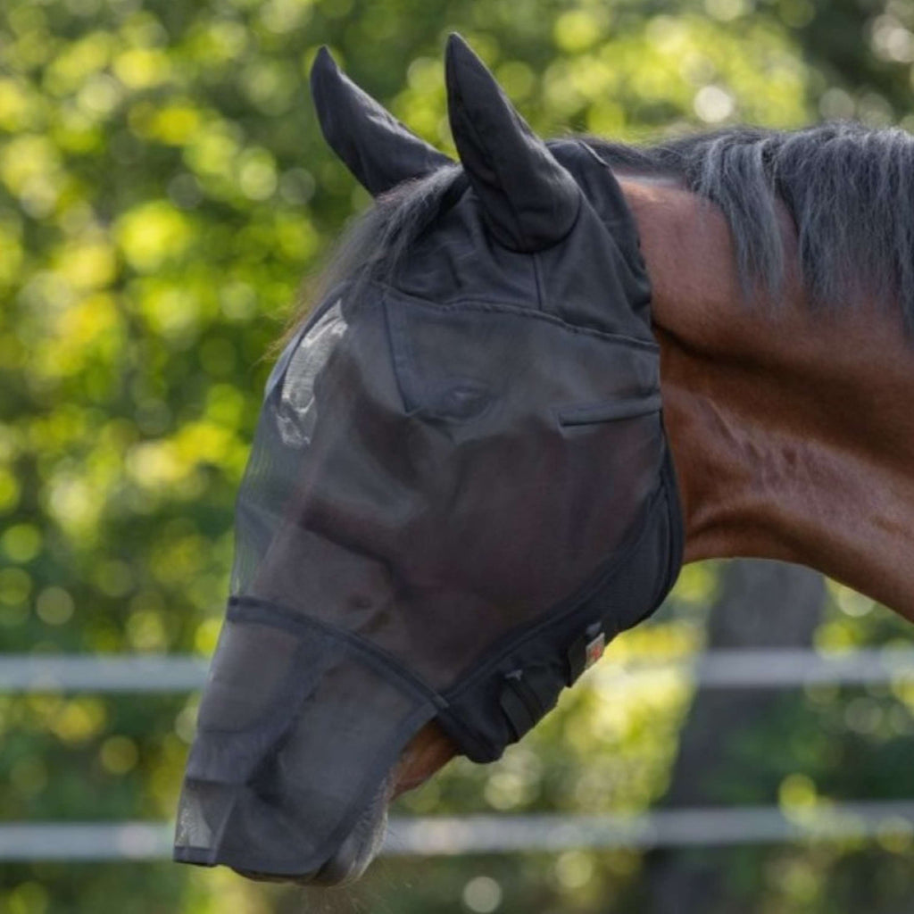 Kerbl Maschera per Mosche Nero