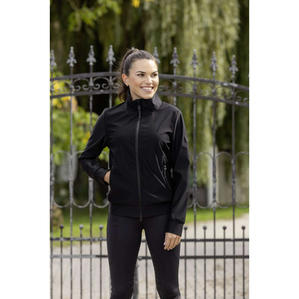 Covalliero Felpa con cappuccio e zip Blouson Donne Nero
