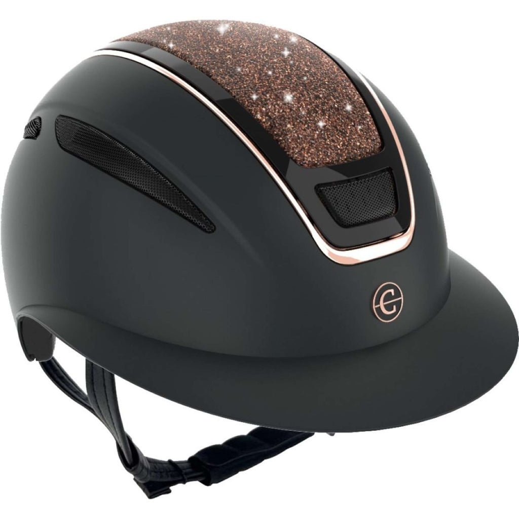 Covalliero Casco da equitazione Elite Polo Oro rosa