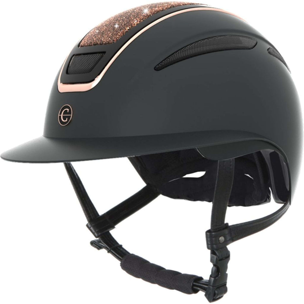 Covalliero Casco da equitazione Elite Polo Oro rosa