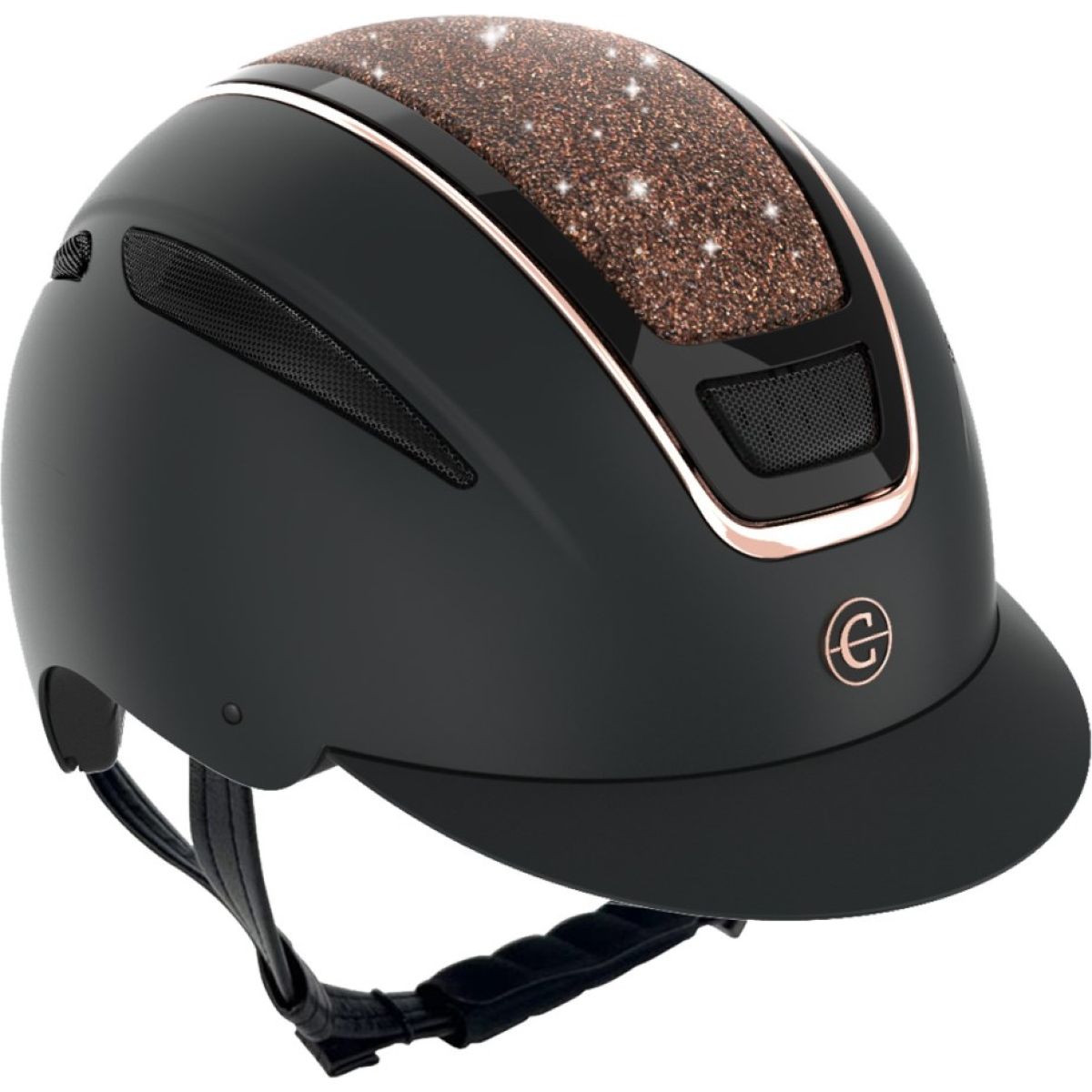 Covalliero Casco da equitazione Elite Oro rosa