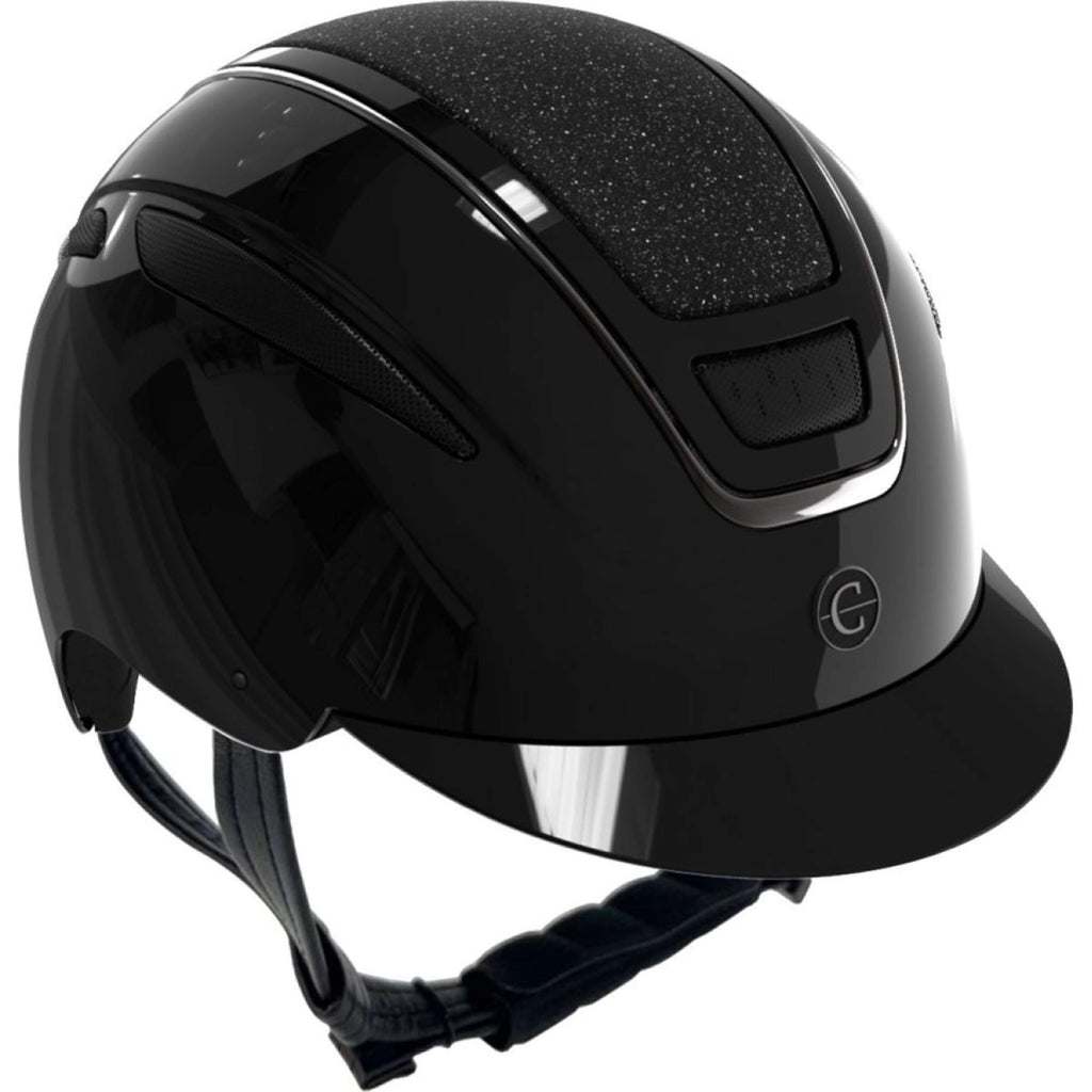 Covalliero Casco da equitazione Elite Lacca Nera