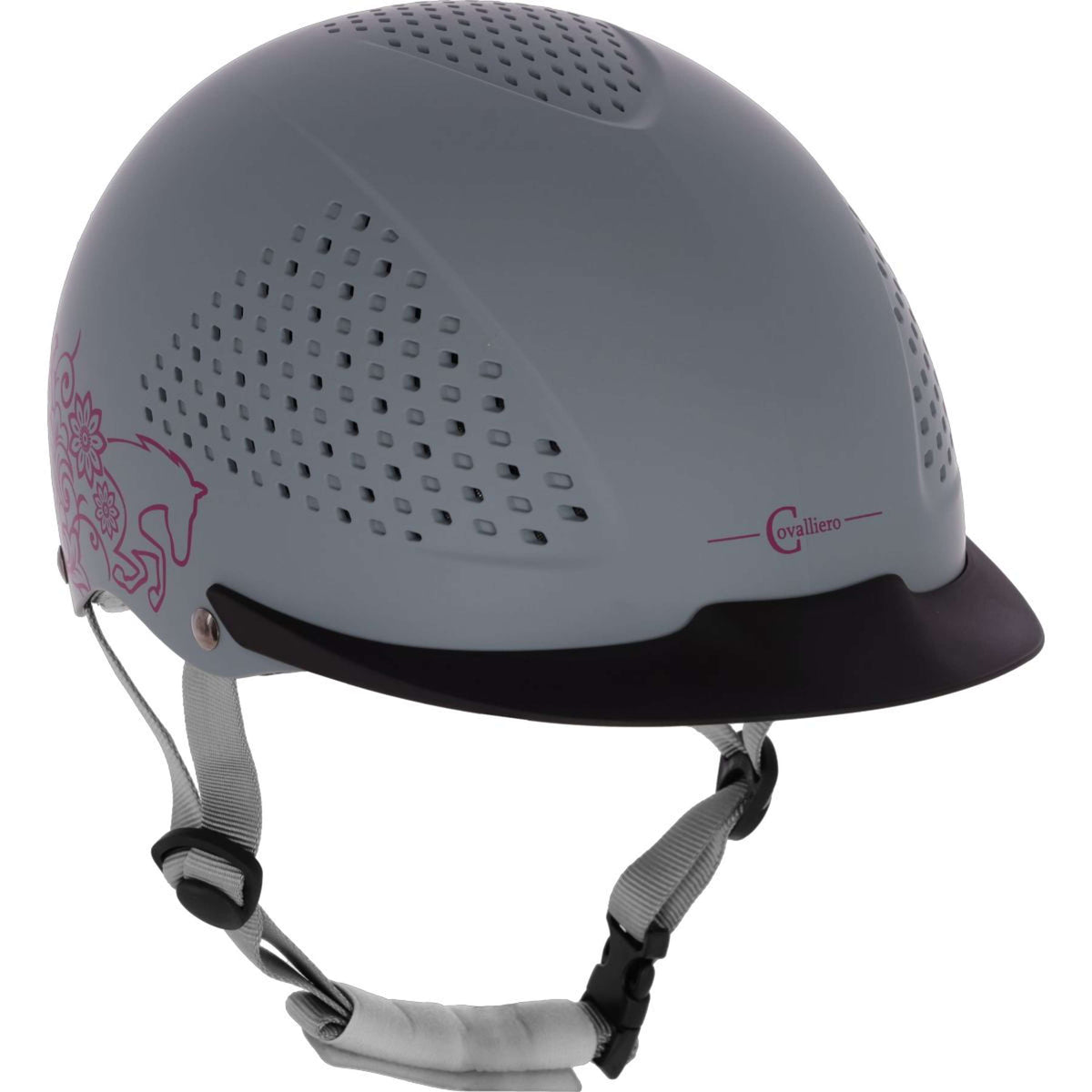 Covalliero Casco da equitazione Beauty 2.0 Grigio