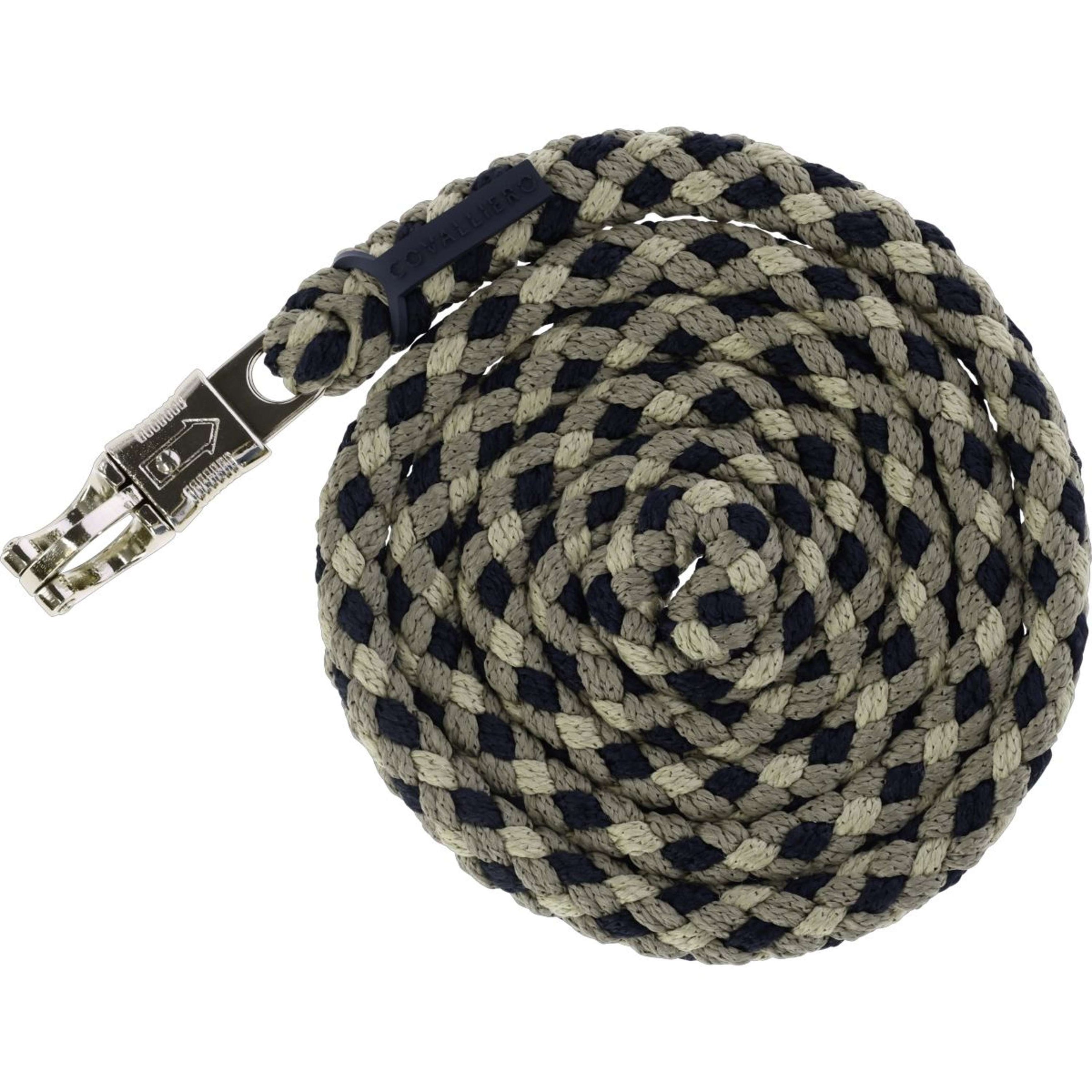 Covalliero Corda per cavezza SS26 con Gancio di Panico Nero/Noce