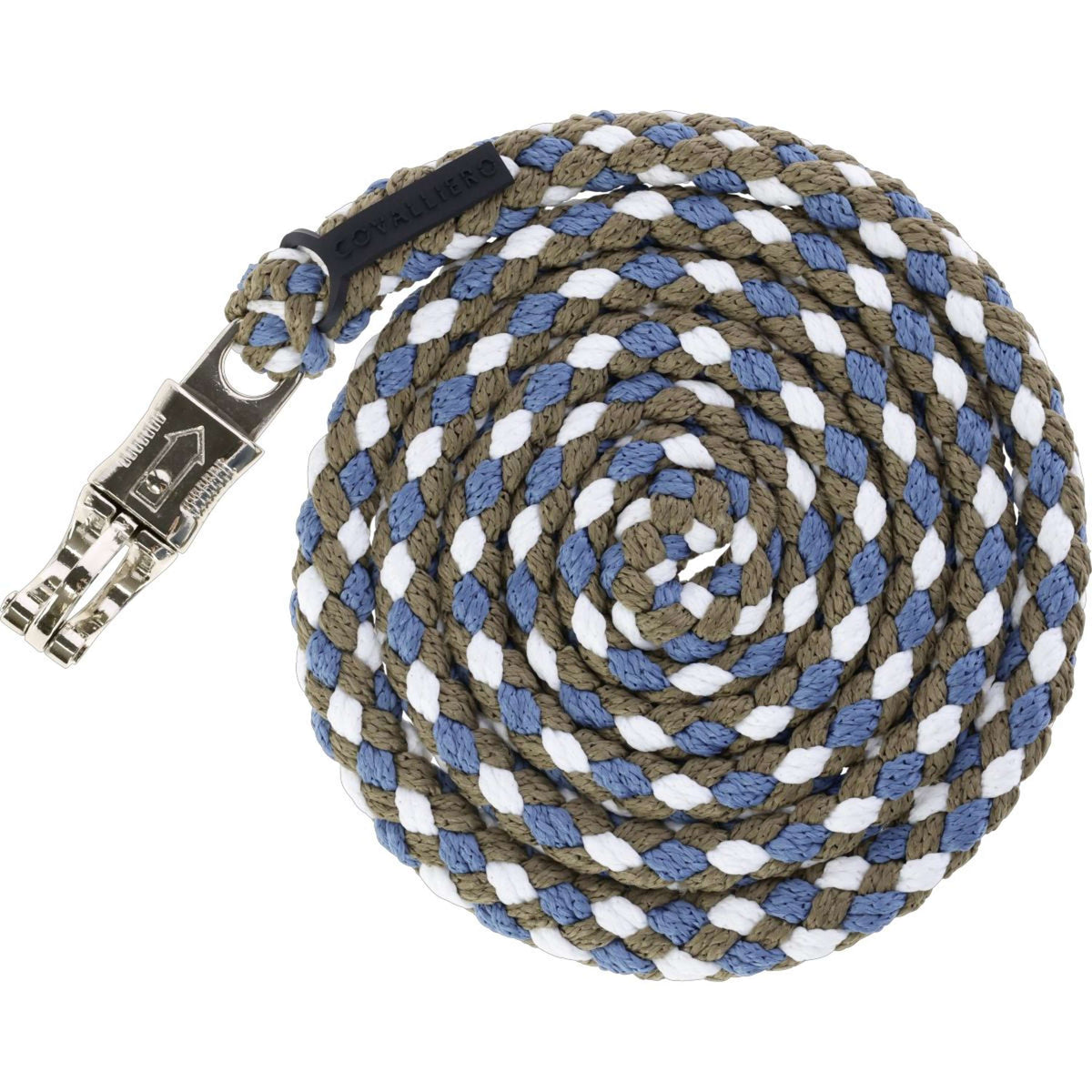 Covalliero Corda per cavezza SS26 con Gancio di Panico Smoked Blue/Noce