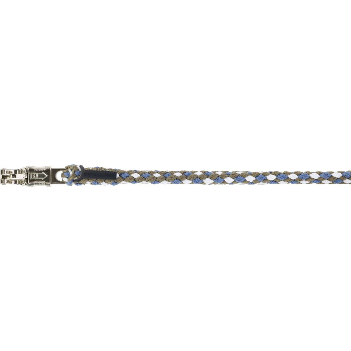 Covalliero Corda per cavezza SS26 con Gancio di Panico Smoked Blue/Noce