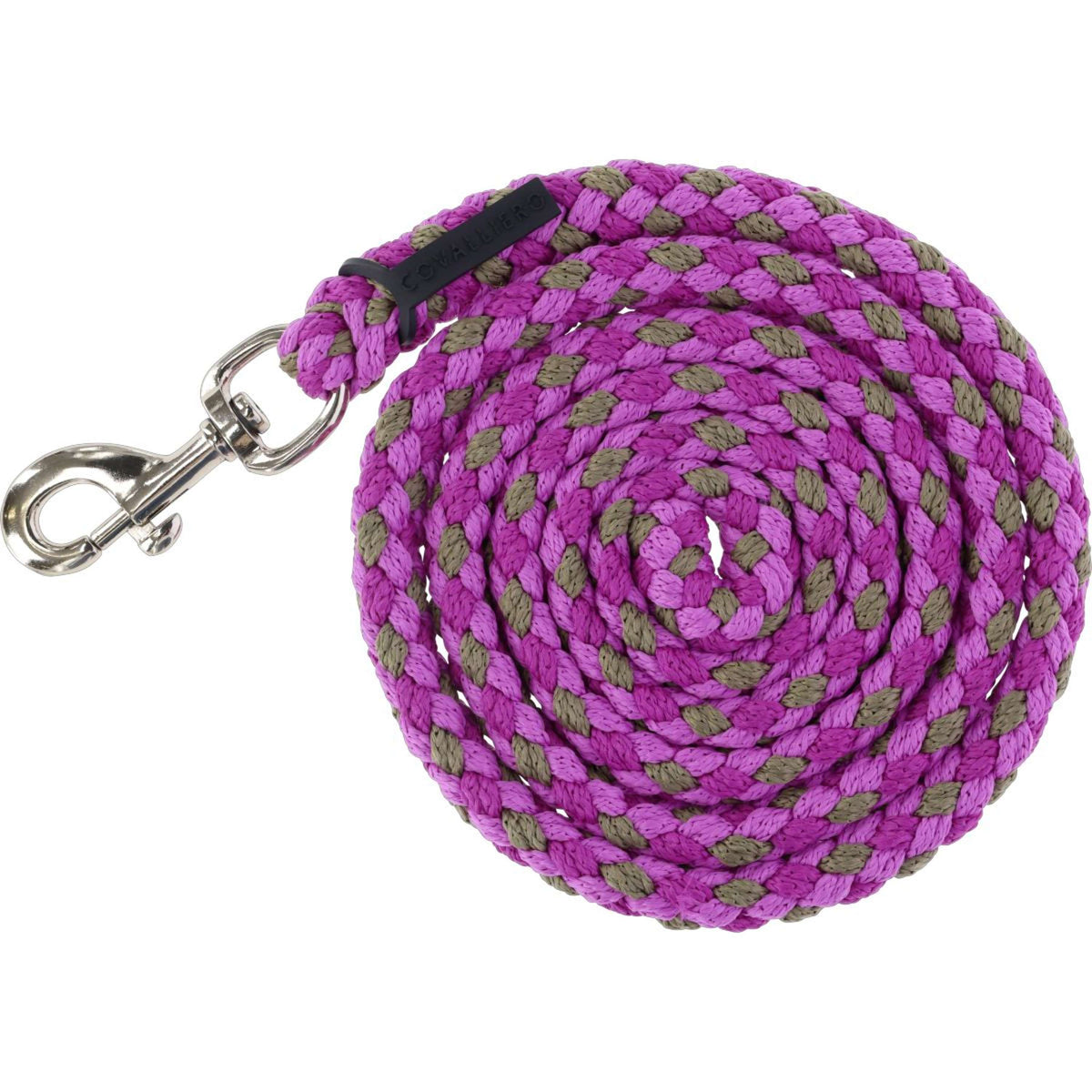 Covalliero Corda per cavezza SS26 con Moschettone Light Berry/Noce