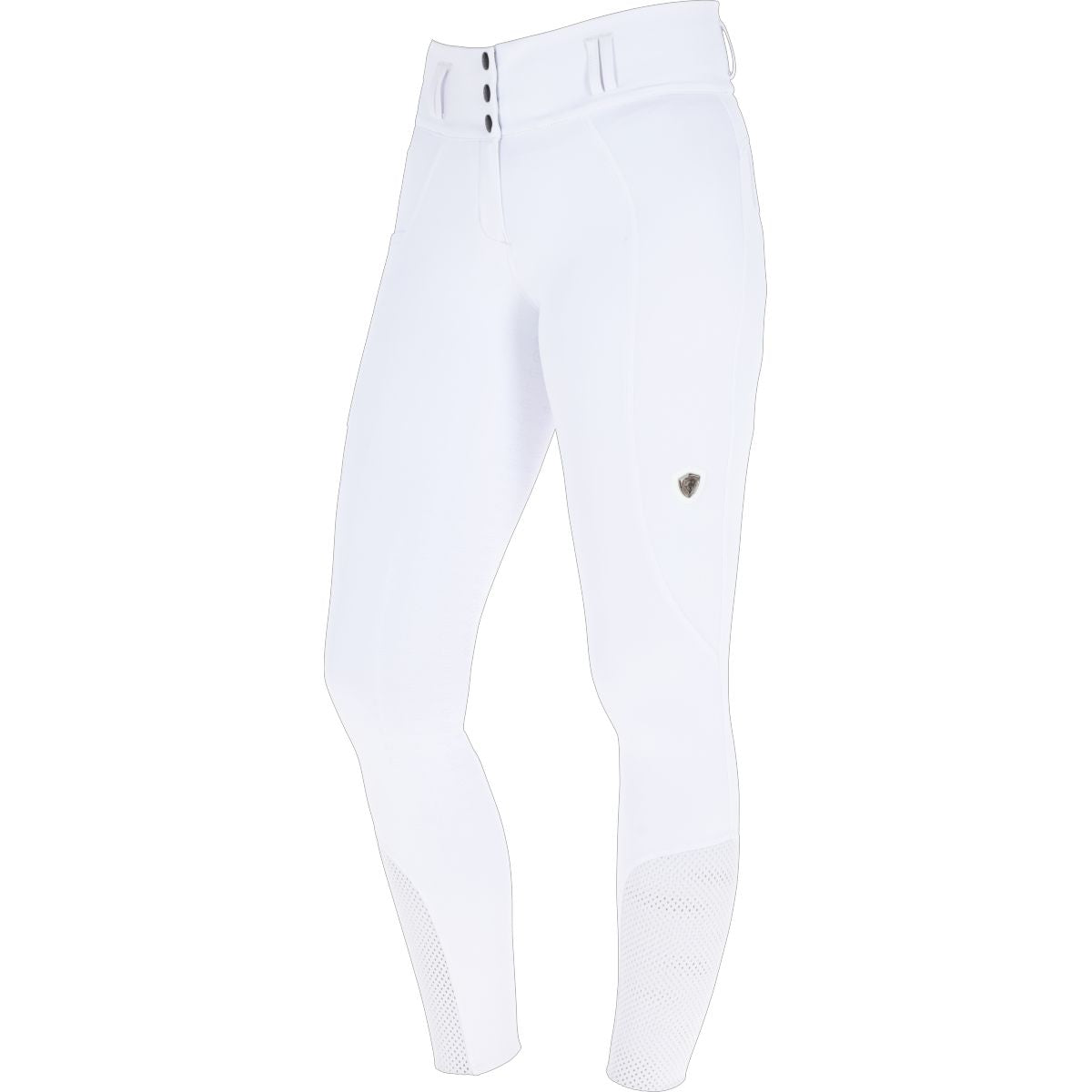 Covalliero Pantaloni da Equitazione SS26 Donne Full Grip Bianco