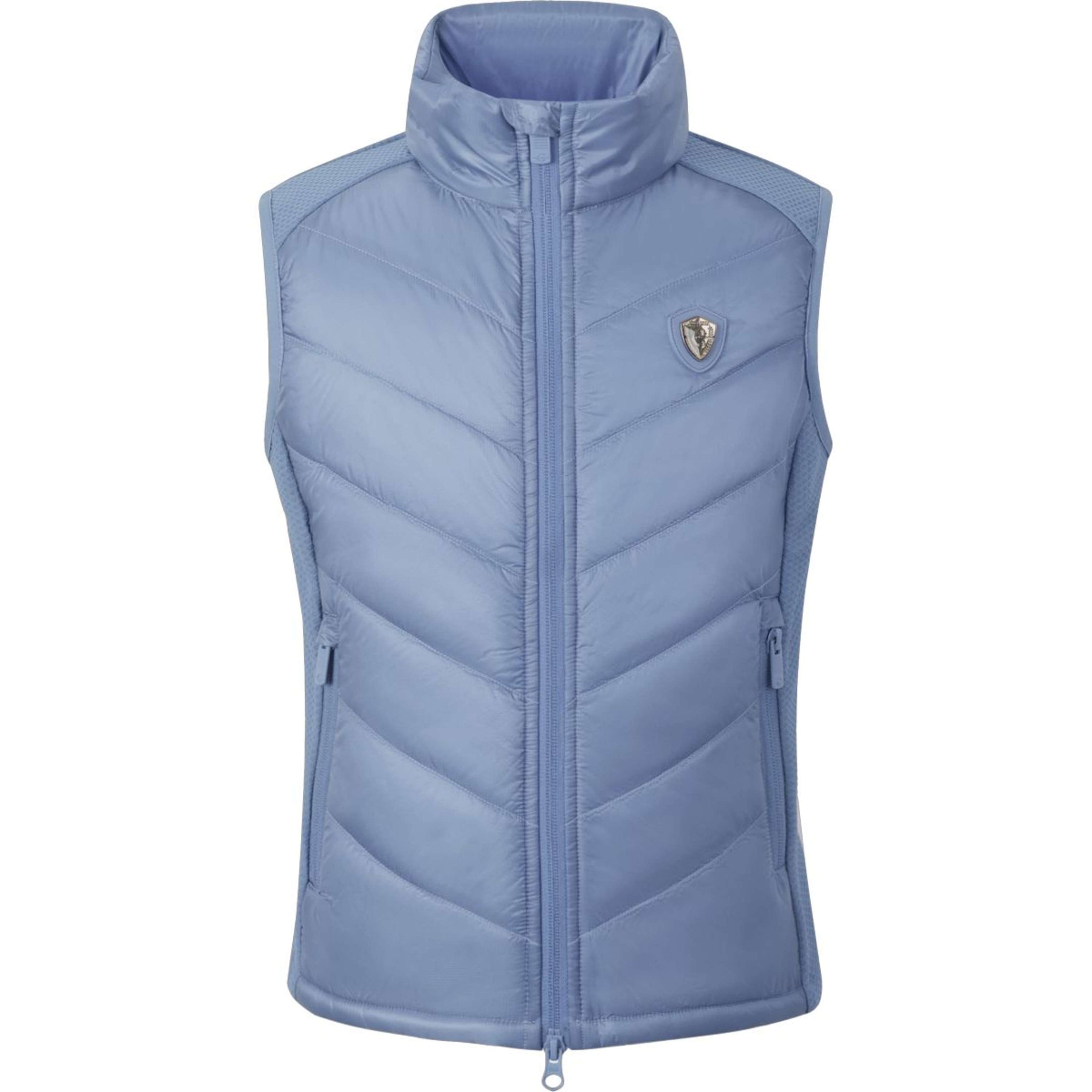 Covalliero Gilet SS26 Bambini Smoked Blue Covalliero Gilet SS26 Bambini Smoked Blue