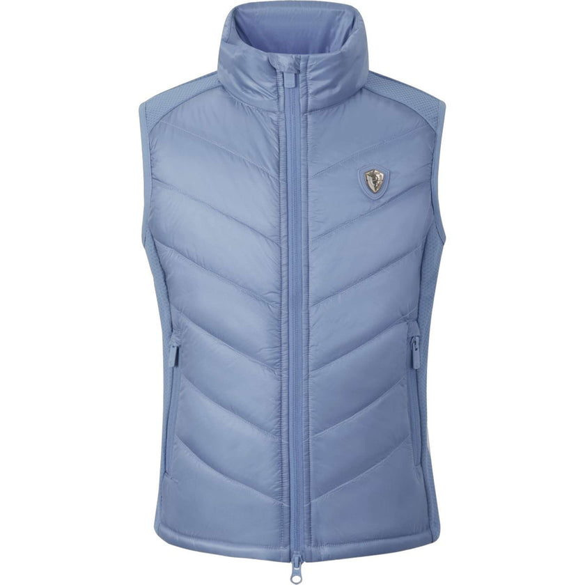 Covalliero Gilet SS26 Bambini Smoked Blue Covalliero Gilet SS26 Bambini Smoked Blue