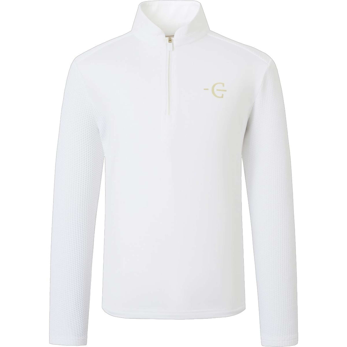 Covalliero Maglietta da Competizione SS26 Bambini Maniche Lunghe Bianco