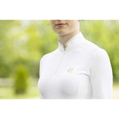 Covalliero Maglietta da Competizione SS26 Donne Maniche Lunghe Bianco