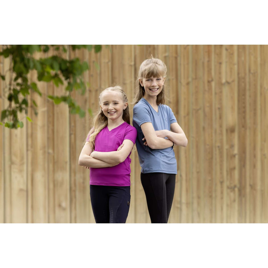 Covalliero Maglietta SS26 Bambini Smoked Blue