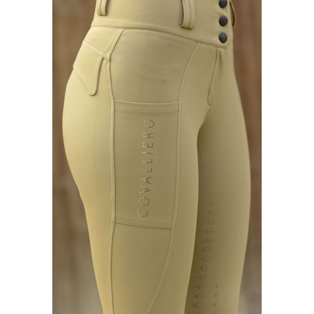 Covalliero Pantaloni da Equitazione SS26 Donne Full Grip Noce